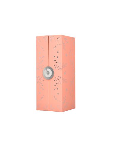 Pluma Belius Bella Aluminio Color Rosa Diseño Plateado Relieve Tinta Azul Caja De Diseño