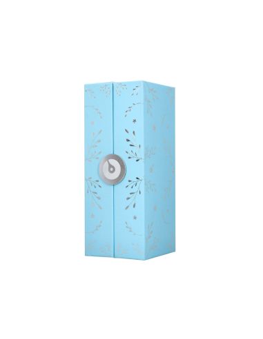 Roller Belius Bella Aluminio Color Azul Celeste Diseño Plateado Relieve Tinta Color Negro Caja De Diseño