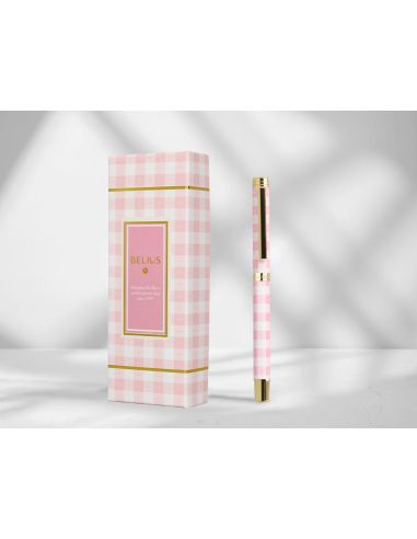 Roller Belius Perfect Picnic Day Aluminio Color Rosa Dorado Tinta Color Negro Caja De Diseño
