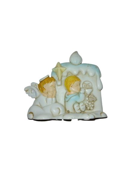 Repie Vela Resina 70X65Mm Comunion Niño|Libreriasalesiana