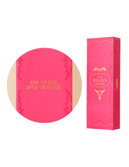 Roller Belius Wild West Aluminio Color Rosa Dorado Tinta Color Negro Caja De Diseño