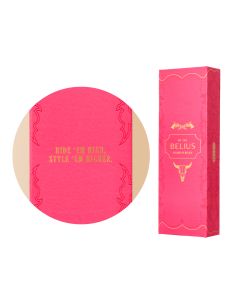 Boligrafo Belius Wild West Aluminio Color Rosa Dorado Tinta Color Azul Caja De Diseño 2
