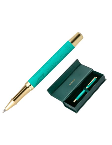 Roller Belius Wild West Aluminio Color Verde Dorado Tinta Color Negro Caja De Diseño