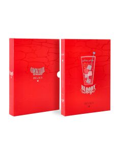 Boligrafo Y Wallet Belius Cocktails Bloody Mary Aluminiorojo Plateado Relieve Tinta Color Azul Caja De Diseño 2