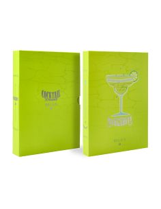 Boligrafo Y Wallet Belius Cocktails Margarita Aluminio Verde Lima Plateado Relieve Tinta Color Azul Caja De 2