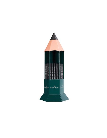 Lapices Grafito Faber Castell 1111 Expositor De Sobremesa De 120 Unidades Graduaciones Surtidas