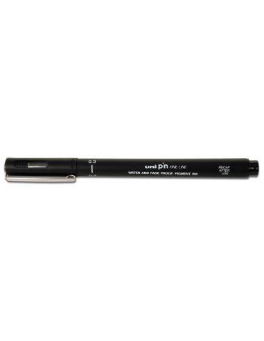 Rotulador Uni Pin Calibrado Pin03-200(S) Negro