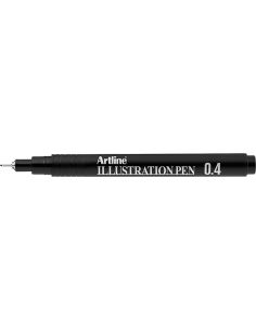 Rotulador Artline Calibrado Micrometrico Negro Illustration Pen Ek-284Iln Punta Poliacetal 0,4Mm 2