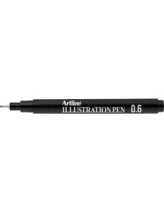 Rotulador Artline Calibrado Micrometrico Negro Illustration Pen Ek-286Iln Punta Poliacetal 0,6Mm 2