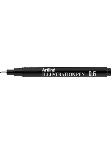 Rotulador Artline Calibrado Micrometrico Negro Illustration Pen Ek-286Iln Punta Poliacetal 0,6Mm