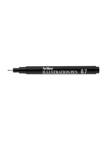 Rotulador Artline Calibrado Micrometrico Negro Illustration Pen Ek-287Iln Punta Poliacetal 0,7Mm