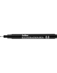Rotulador Artline Calibrado Micrometrico Negro Illustration Pen Ek-288Iln Punta Poliacetal 0,8Mm 2