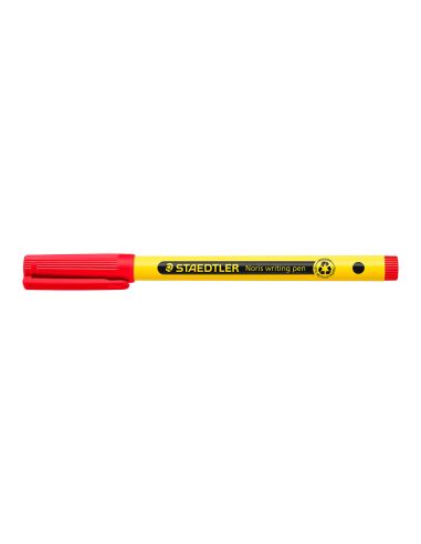 Rotulador Staedtler Noris Writing Pen 307 Tinta Base De Agua Punta Fina Trazo 0,6 Mm Rojo