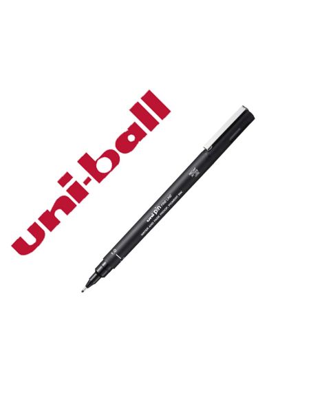 Rotulador Uniball Pin Calibrado Micrometrico 1 Mm Color Negro