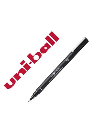 Rotulador Uniball Pin Calibrado Micrometrico 1,2 Mm Color Negro