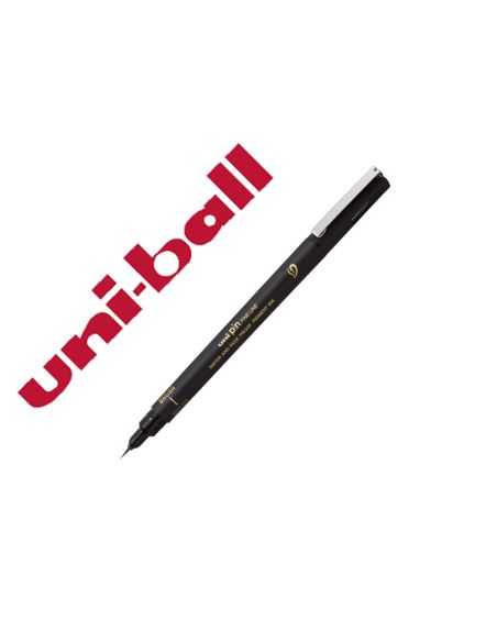 Rotulador Uniball Pin 500Ef Punta Pincel Flexible Color Negro