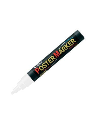 Rotulador Artline Poster Marker Epp-4-Bla Punta Redonda 2 Mm Color Blanco