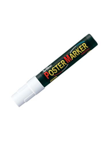 Rotulador Artline Poster Marker Epp-4-Bla Punta Redonda 2 Mm Color Blanco