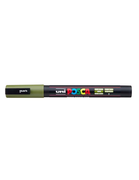 Rotulador Uni Posca 0,9 - 1,3Mm Pc-3M Verde Kaki