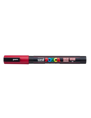 Rotulador Uni Posca 0,9 - 1,3Mm Pc-3M Rojo Oscuro