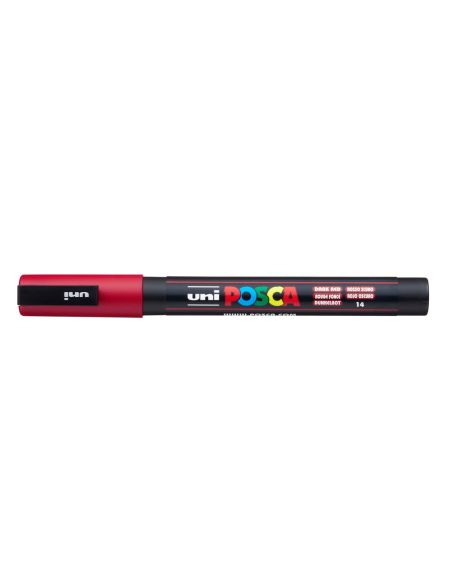 Rotulador Uni Posca 0,9 - 1,3Mm Pc-3M Rojo Oscuro