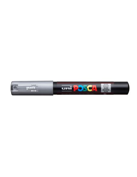 Rotulador Uni Posca 0,7 Mm Pc-1M Plata