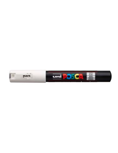 Rotulador Uni Posca 0,7 Mm Pc-1M Blanco