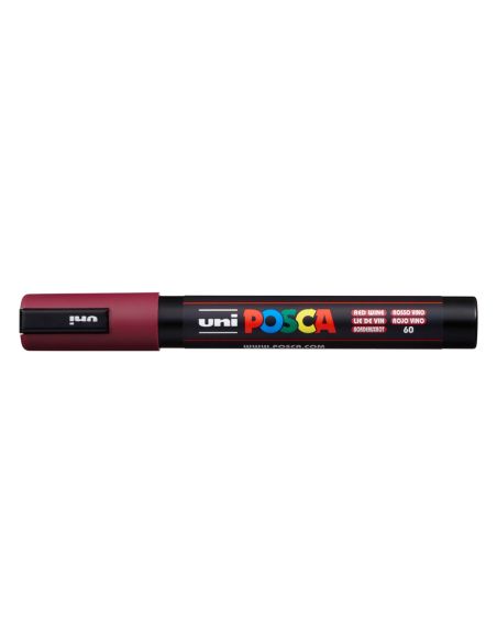 Rotulador Uni Posca 1,8 - 2,5 Mm Pc-5M Rojo Vino