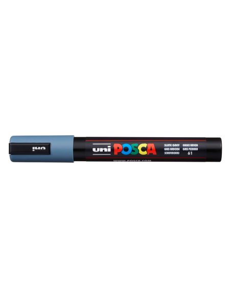 Rotulador Uni Posca 1,8 - 2,5 Mm Pc-5M Gris Pizarra