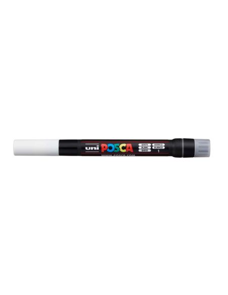 Rotulador Uni Posca Pincel Pcf-350 Blanco