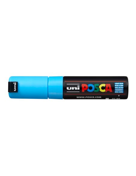 Rotulador Uni Posca Pc-8K Azul Claro