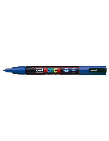 Rotulador Uni Posca Pc-3M Marcador De Pintura Punta Conica 0,9-1,3 Mm Azul