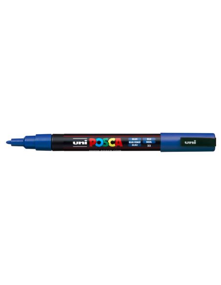 Rotulador Uni Posca Pc-3M Marcador De Pintura Punta Conica 0,9-1,3 Mm Azul