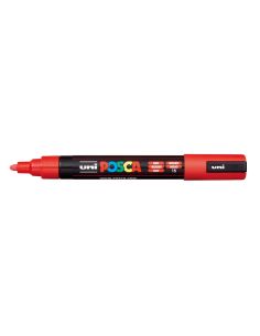 Rotulador Uni Posca Pc-5M Marcador De Pintura Punta Conica 1,8-2,5 Mm Rojo