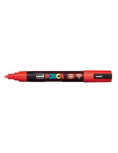 Rotulador Uni Posca Pc-5M Marcador De Pintura Punta Conica 1,8-2,5 Mm Rojo