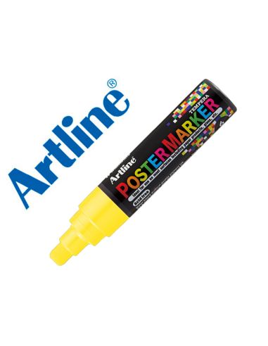 Rotulador Artline Poster Marker Epp-6 Punta Redonda 6 Mm Color Amarillo