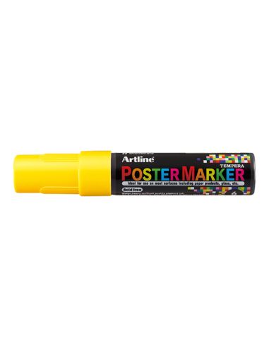 Rotulador Artline Poster Marker Epp-6 Punta Redonda 6 Mm Color Amarillo