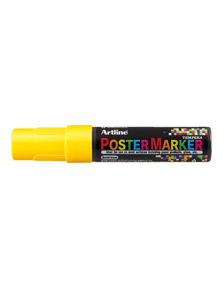 Rotulador Artline Poster Marker Epp-6 Punta Redonda 6 Mm Color Amarillo
