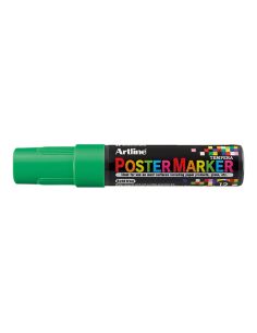 Rotulador Artline Poster Marker Epp-12 Punta Rectangular 12 Mm Color Verde Fluor 2