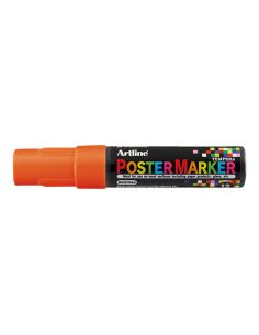 Rotulador Artline Poster Marker Epp-12 Punta Rectangular 12 Mm Color Naranja Fluor 2