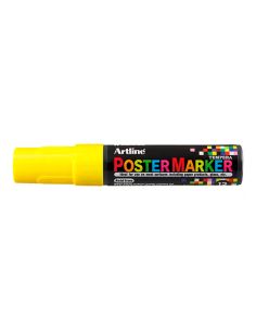 Rotulador Artline Poster Marker Epp-12 Punta Rectangular 12 Mm Color Amarillo Fluor 2