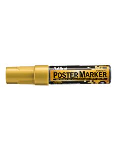 Rotulador Artline Poster Marker Epp-12 Punta Rectangular 12 Mm Color Oro 2