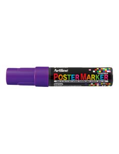 Rotulador Artline Poster Marker Epp-12 Punta Rectangular 12 Mm Color Violeta 2