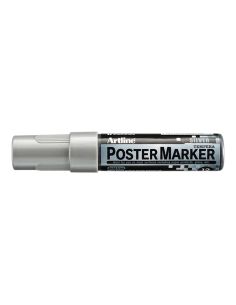 Rotulador Artline Poster Marker Epp-12 Punta Rectangular 12 Mm Color Plata 2