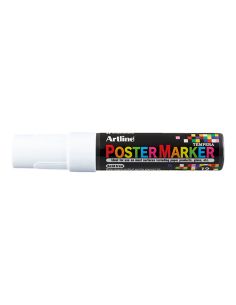 Rotulador Artline Poster Marker Epp-12 Punta Rectangular 12 Mm Color Blanco 2