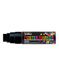 Rotulador Artline Poster Marker Epp-20 Punta Rectangular 20 Mm Color Negro 2