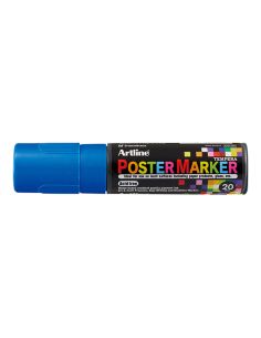 Rotulador Artline Poster Marker Epp-20 Punta Rectangular 20 Mm Color Azul 2