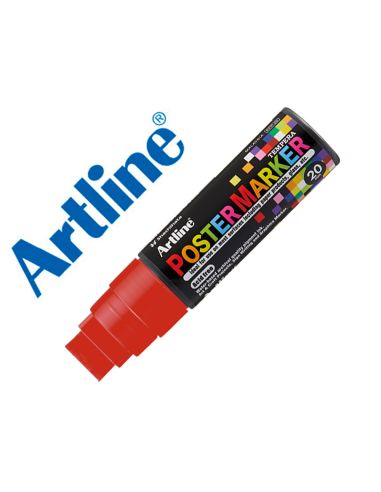 Rotulador Artline Poster Marker Epp-20 Punta Rectangular 20 Mm Color Marron