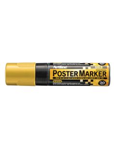 Rotulador Artline Poster Marker Epp-20 Punta Rectangular 20 Mm Color Oro 2