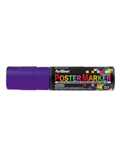Rotulador Artline Poster Marker Epp-20 Punta Rectangular 20 Mm Color Violeta 2